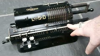 YouTube: Jaap Scherphuis amazing mechanical calculators collection